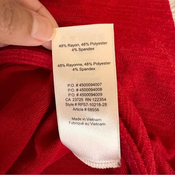 Aritzia Babaton Wilfred Free cropped tops bundle (2) XS red pink - Picture 6 of 14